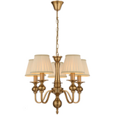 Siedel 5 Pendant Light W/shade